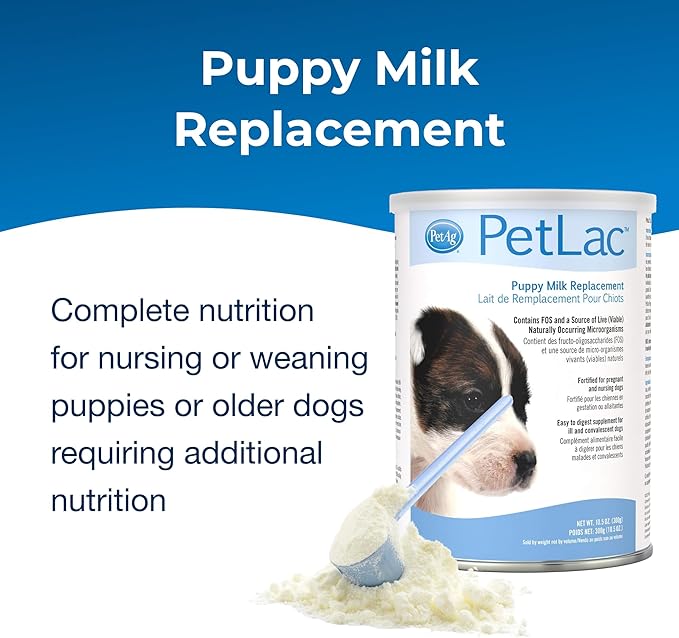 Puppy Milk Replacement Powder - 10.5 oz - Pet-Ag PetLac