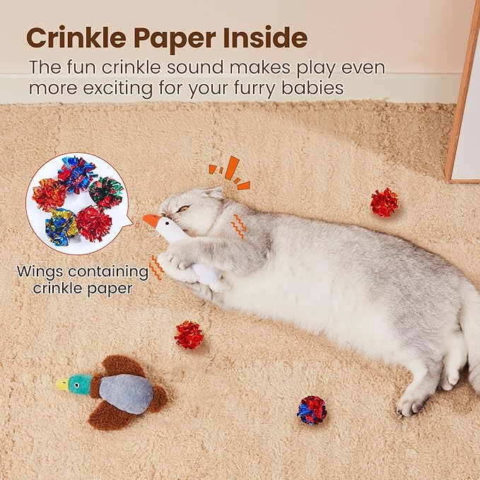 Catnip Toys - Potaroma Birds - 6.5 Inches, Pack of 2