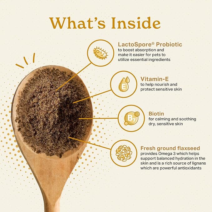Skin & Coat Supplement Powder - 1lb - The Missing Link