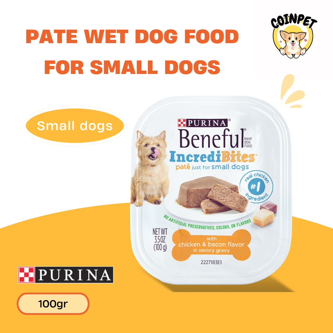 Pate Wet Dog Food for Small Dogs - 100gr - Purina