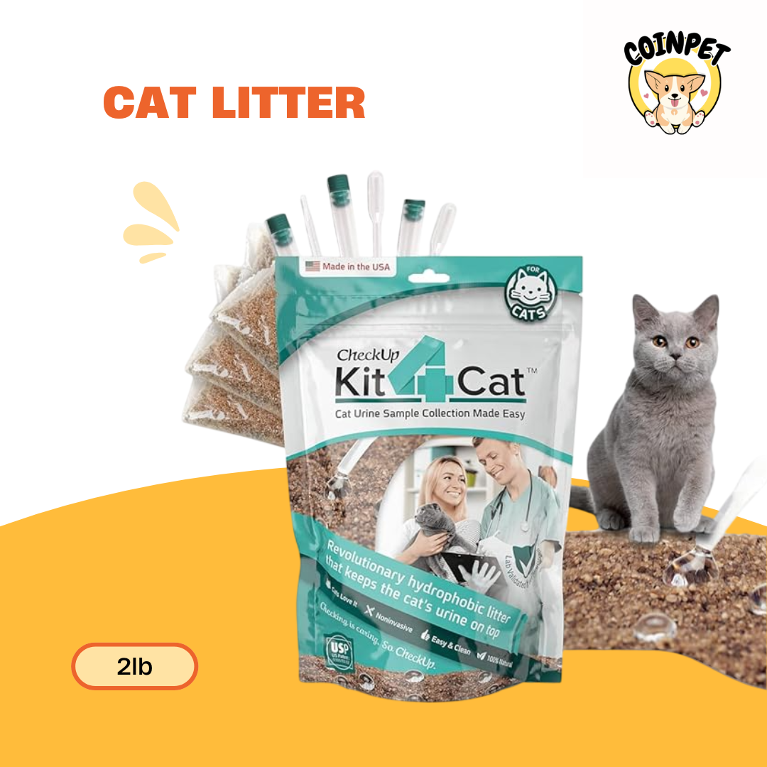 Hydrophobic Cat Litter - 2lb - KIT4CAT